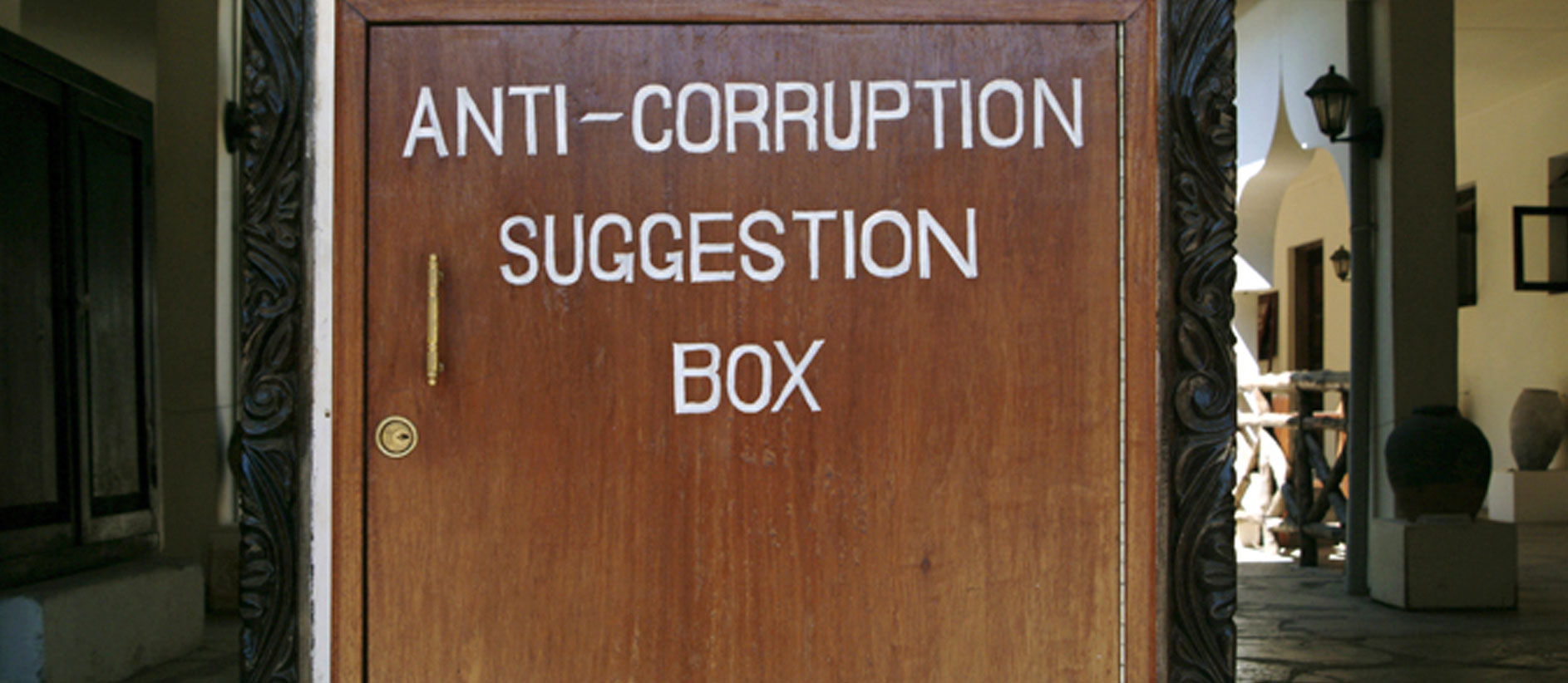 Anti-corruption suggestion box